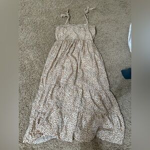 free people cheetah maxi dress